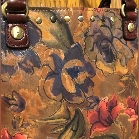 NWT-Patricia Nash-SET-Sienna Sunset-Zancona Tote & Reiti Trifold Wallet-$308 - Picture 3 of 16